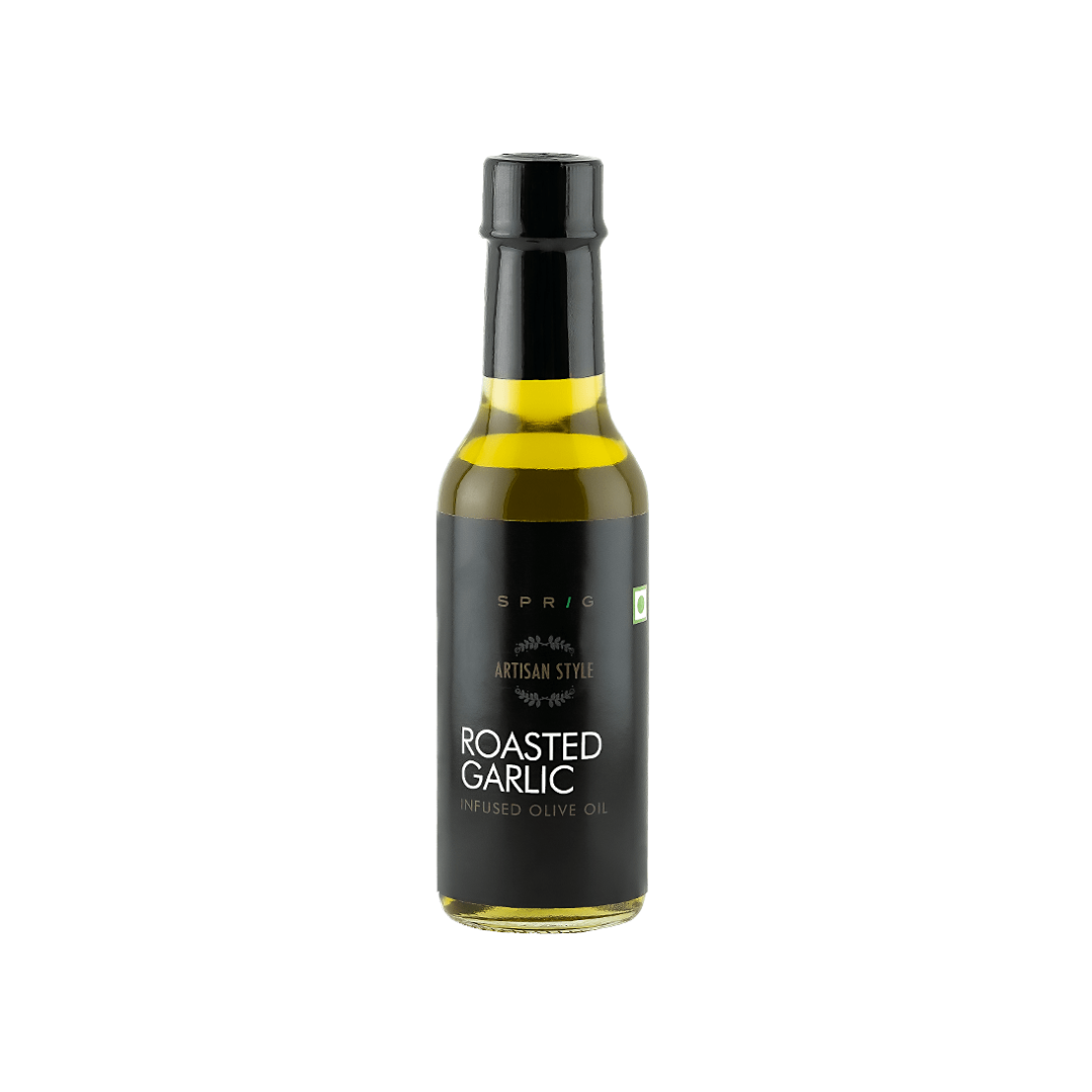 Buy Sprig Roasted Garlic Infused Olive Oil For Cooking