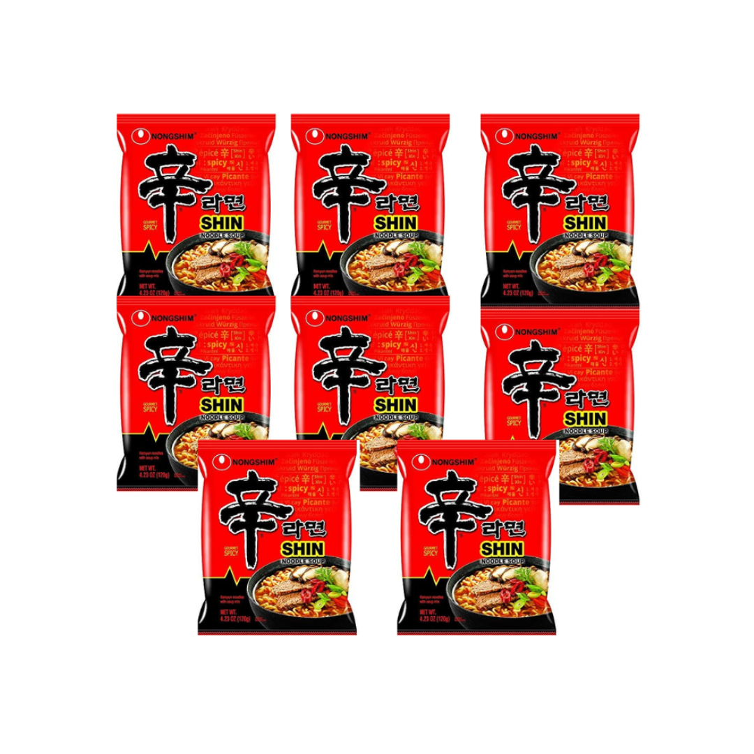 luckystore Pan Asian Products > Noodles Nongshim Shin Ramyun Noodle 120g (pack of 8)