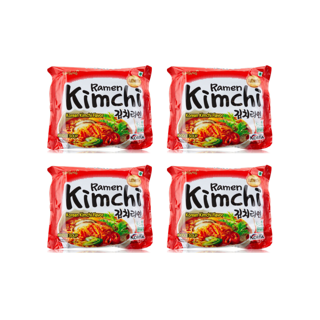 Buy Samyang Kimchi Ramen Instant Noodles, 140g x 4 