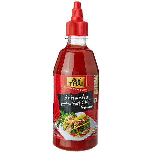 luckystore Pan Asian Products > Sauces - Spreads > Thai > sauces and spreads Real Thai Sriracha Extra Hot Chilli Sauce, 430ml