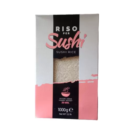 luckystore Pasta UMAI Italian Premium Sushi Rice - 1Kg Raw Rice (Medium Grain, Sticky)  (1 kg)