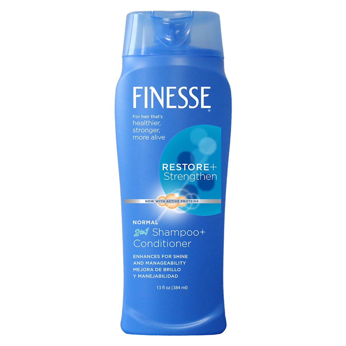 luckystore Personal Care > Hair Products Finesse Restore + Strengthen, Shampoo 13 oz 384 ml