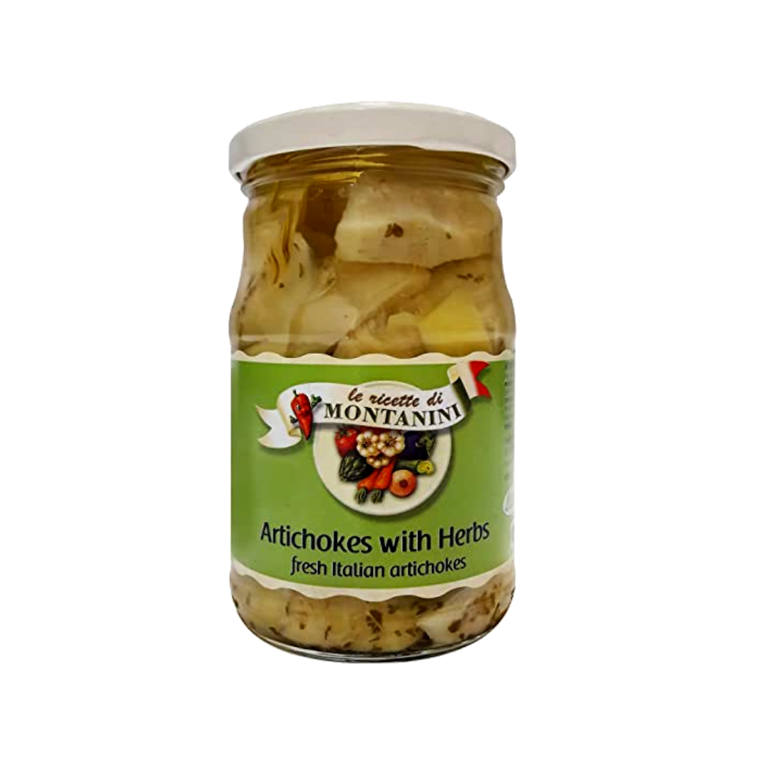 luckystore Sauces - Spreads > New Arrivals Montanini Artichokes with Herbs, 280g