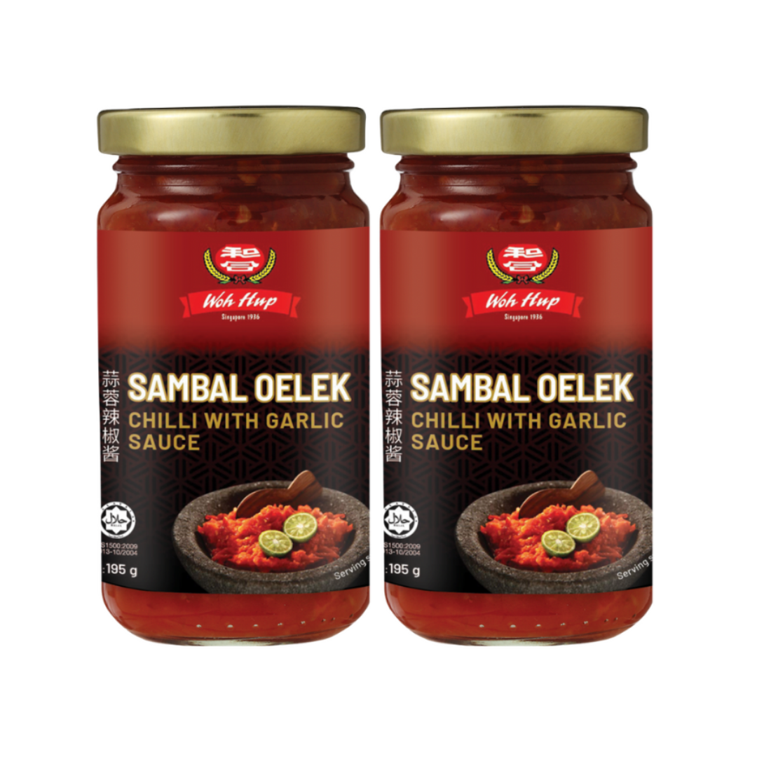 luckystore Sauces - Spreads > New Arrivals Sambal Oelek Chilli With Garlic Sauce (Pack of 2)