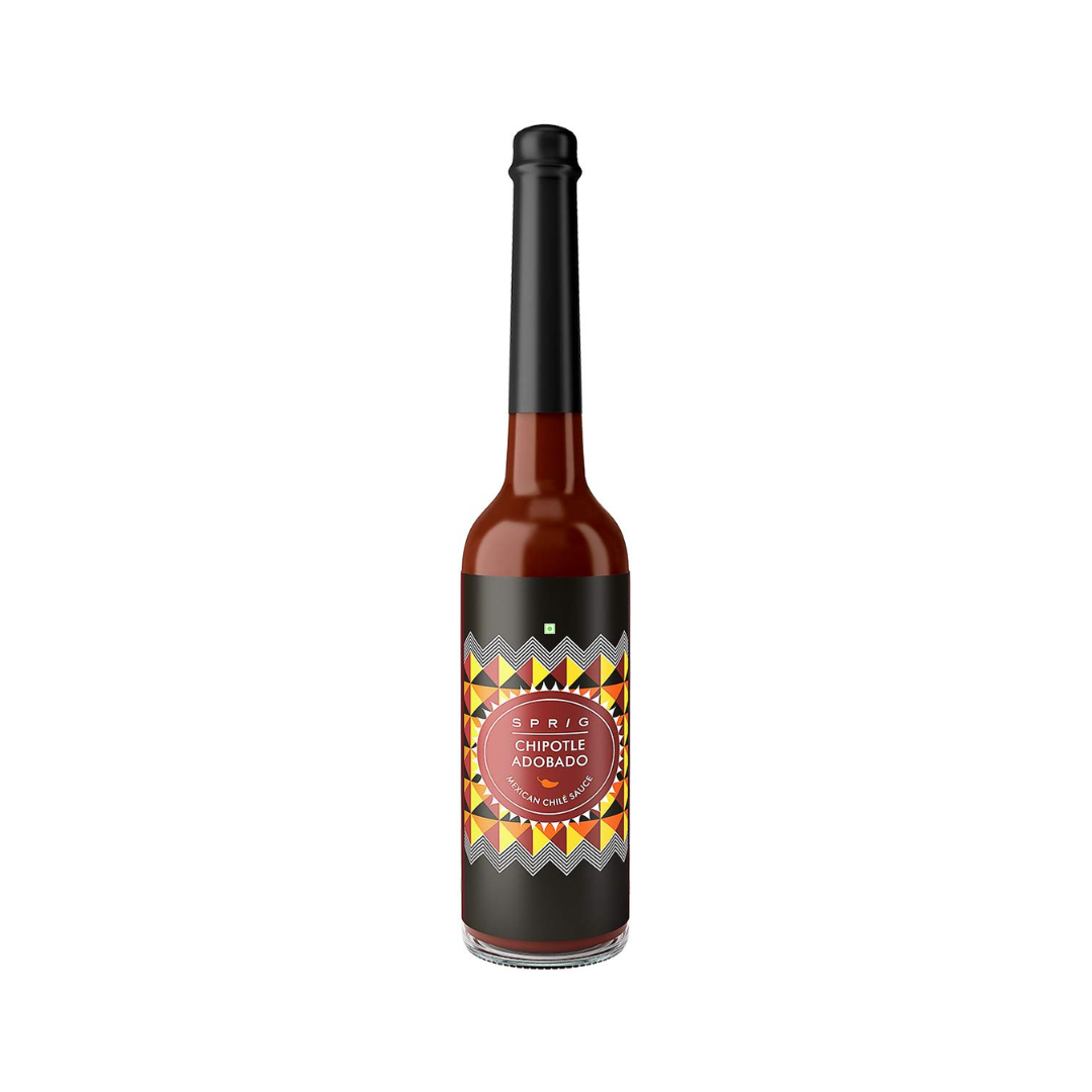 Buy Sprig Chipotle Adobado Mexican Chile Hot Sauce Bottle