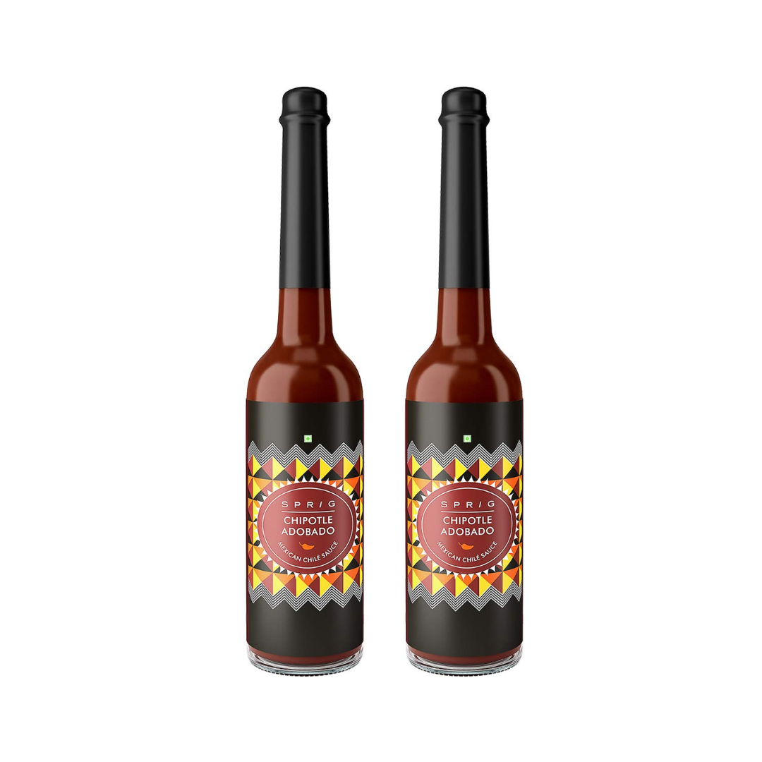 Buy Sprig Chipotle Adobado Mexican Chile Hot Sauce Bottle