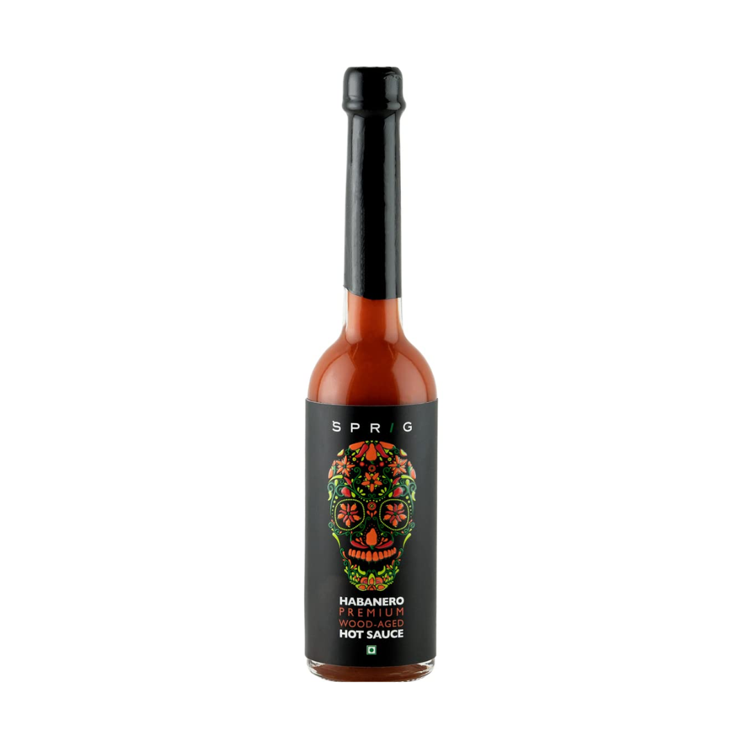 luckystore Sauces - Spreads > New Arrivals Sprig Habanero Premium Wood-Aged Hot Sauce 100 gms
