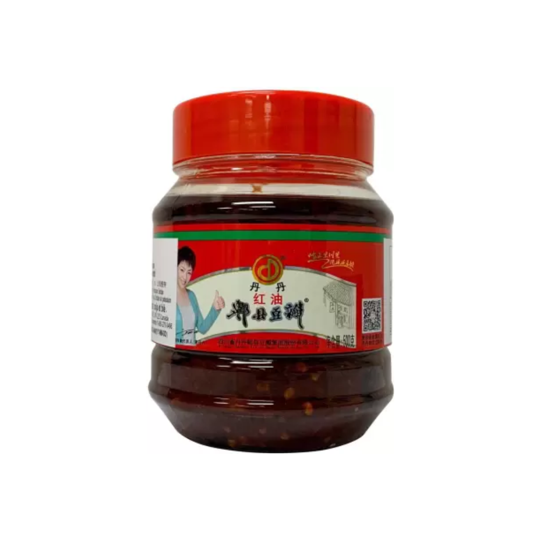 luckystore Sauces - Spreads > New Arrivals UMAI Pixian Bean Paste in Chilli Oil 500g