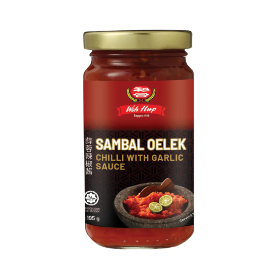 luckystore Sauces - Spreads Sambal Oelek Chilli With Garlic Sauce, 195 g