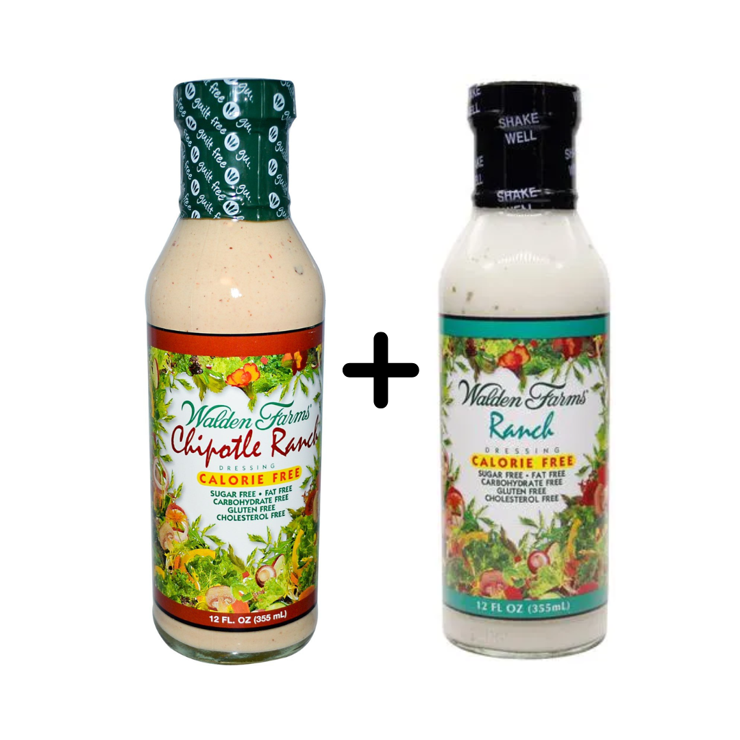 Buy Walden Farms Chipotle Ranch Dressing and Ranch Dressing Combo Pack