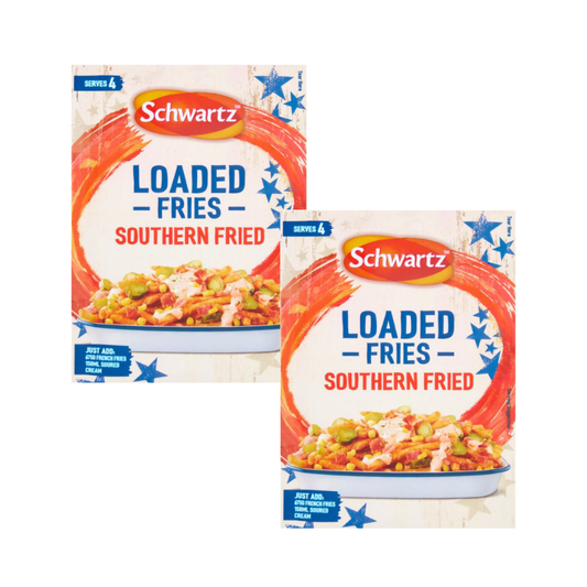 luckystore Spices & Seasonings Schwartz Loaded Fries Southern Fried Seasoning 26g (Pack of 2)