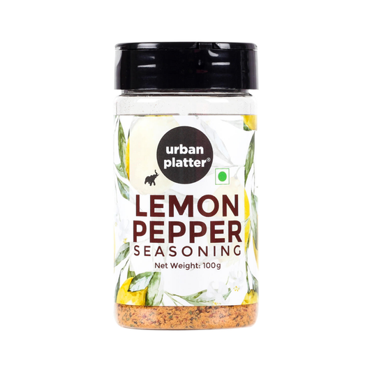 luckystore Spices & Seasonings Urban Platter Lemon Pepper Seasoning Mix Shaker Jar, 100g