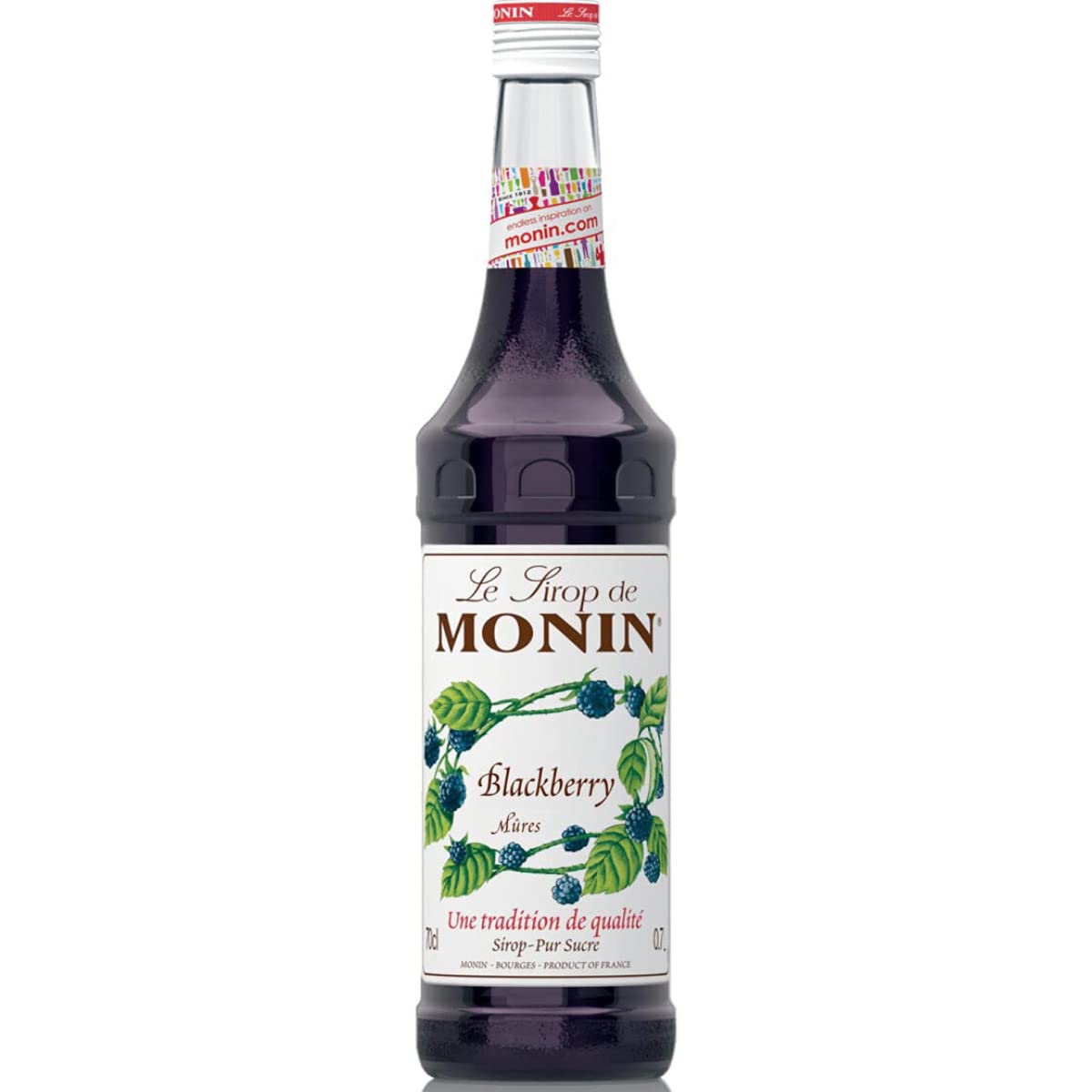 Buy Monin Premium BlackBerry Syrup Glass Bottle