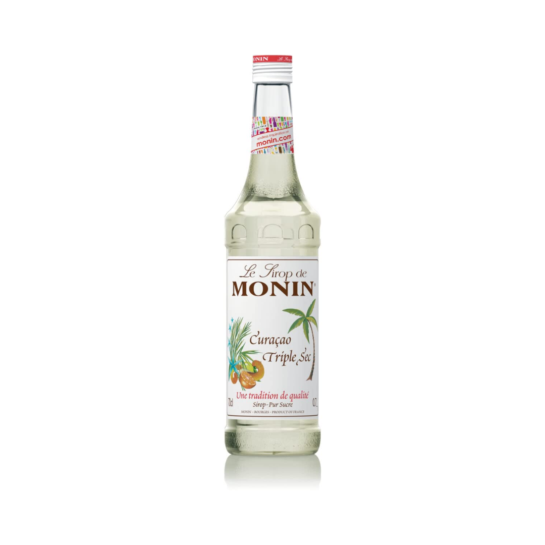 Monin Triple Sec Curaçao Syrup Bottle, 250 ml 