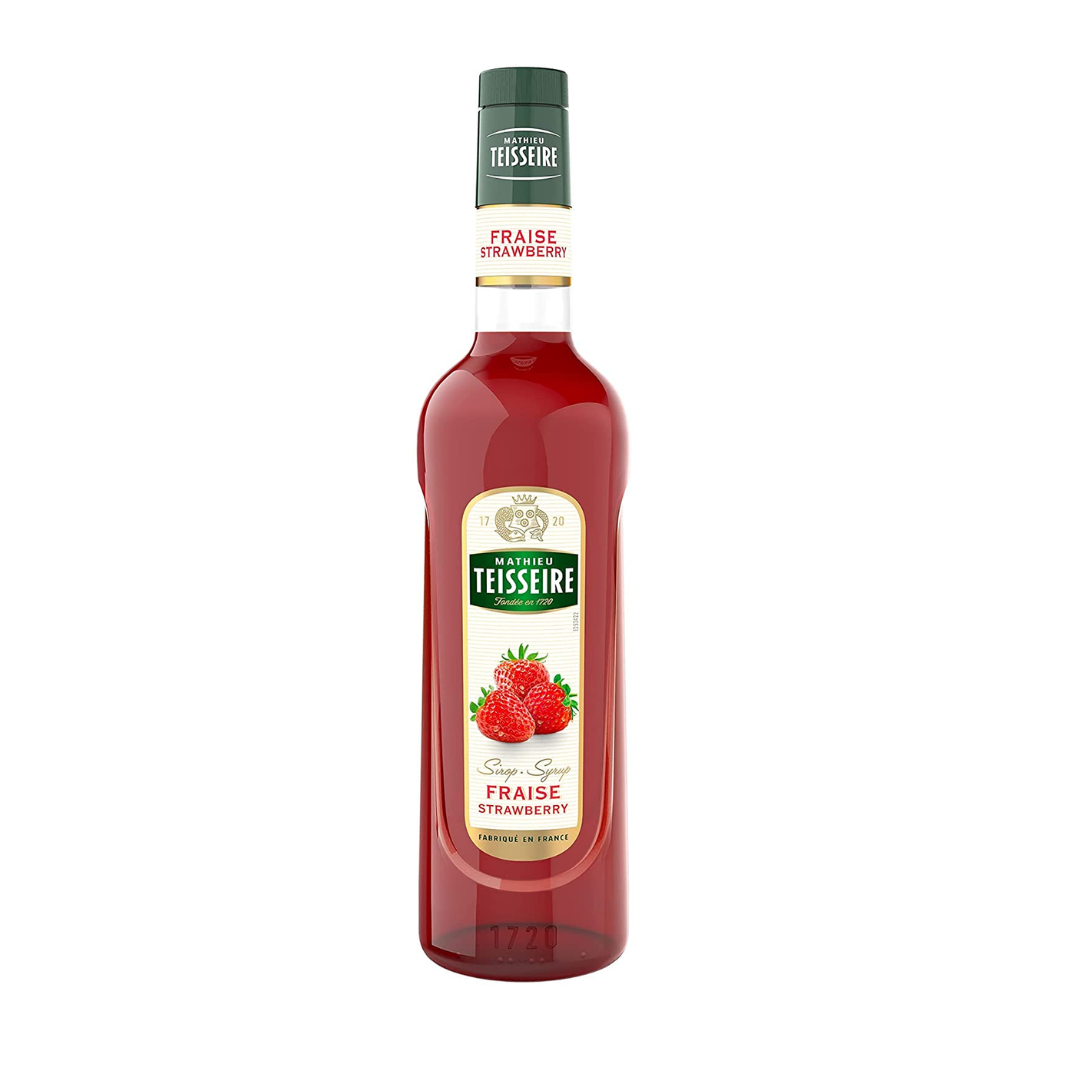 luckystore Syrups > New Arrivals Mathieu Teisseire Strawberry Syrup, 700 ml