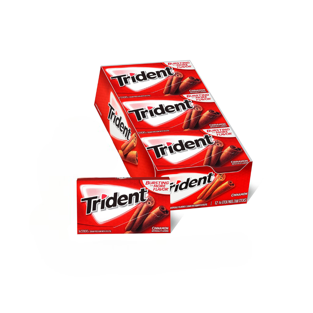 Buy Trident Cinnamon Sugar Free Chewing Gum