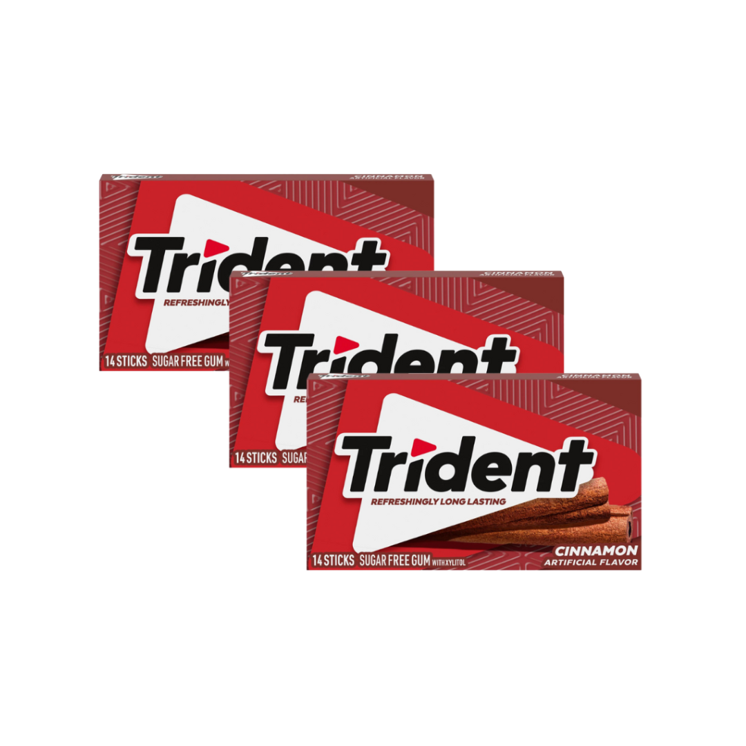 Buy Trident Cinnamon Sugar Free Gum 