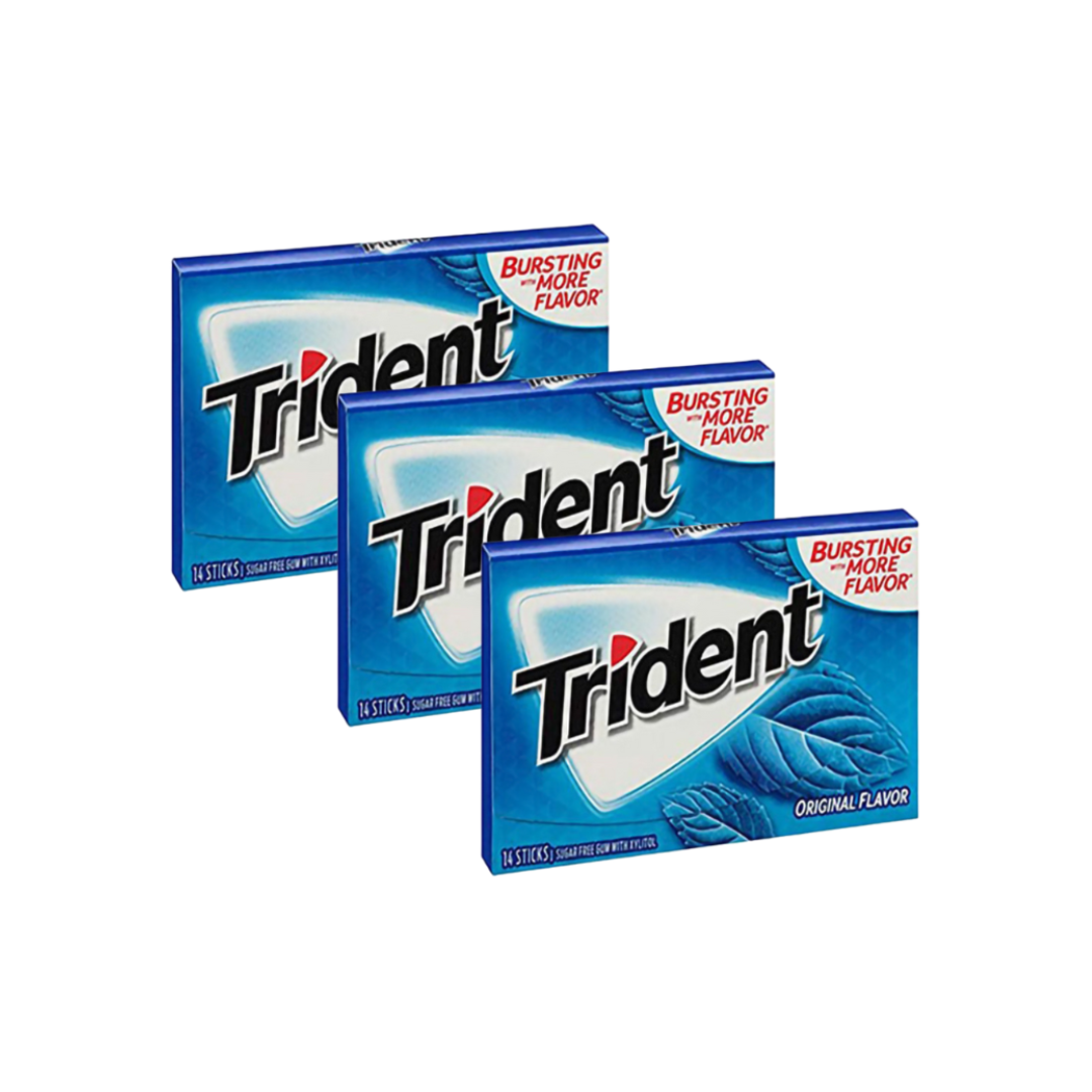 Buy Trident Original Flavor Sugar Free Chewing Gum
