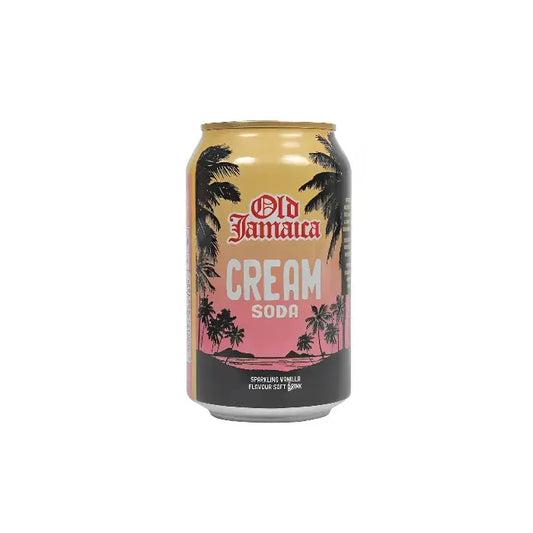 Old Jamaica Cream Soda 330ml can vanilla flavored soft drink