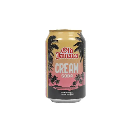 Old Jamaica Cream Soda 330ml can vanilla flavored soft drink