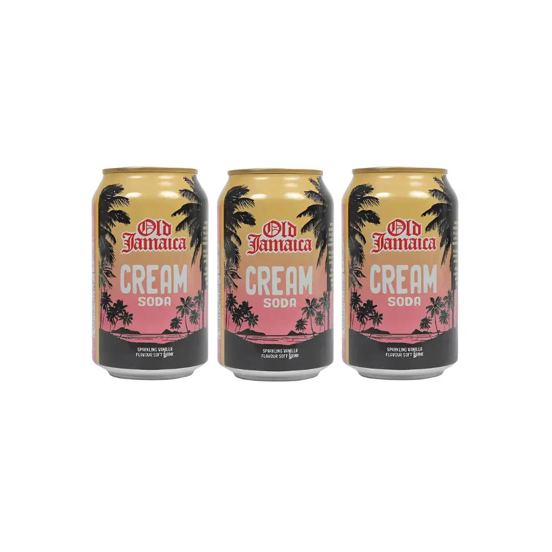 Old Jamaica Cream Soda 330ml Can Vanilla Soft Drink