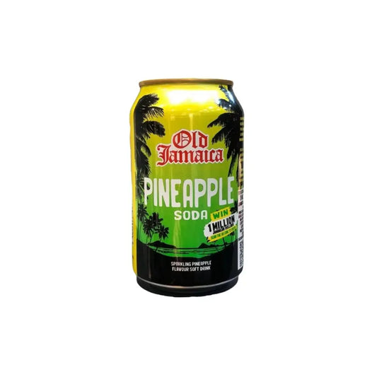 old jamaica pineapple soda can 330ml tropical pineapple soft drink