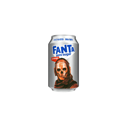 Fanta Zero Sugar 330ml – Imported Sugar-Free Orange Soft Drink
