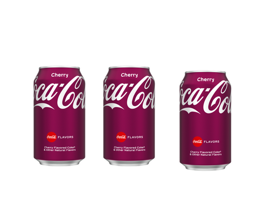 luckystore  Imported soft drink soft drink (beverage) Coca-Cola Cherry Flavoured Coke Drink, 3x330ml