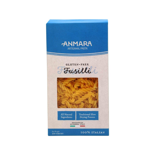 ANMARA Artisanal Pasta, Gluten-Free Fusilli, 250 g