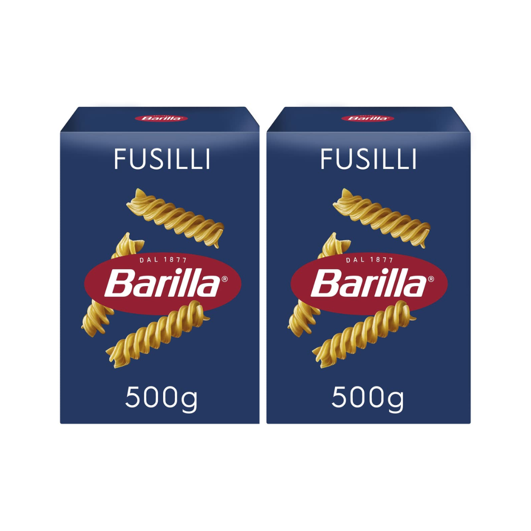 Barilla Pasta Fusilli No. 98 Pasta, 500g (Pack of 2)