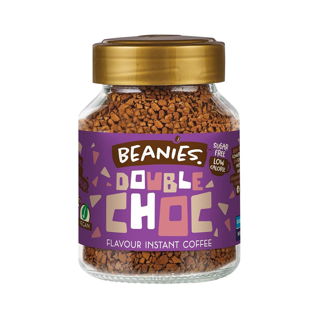 Beanies Instant Flavored Coffee Double Chocolate, 50g