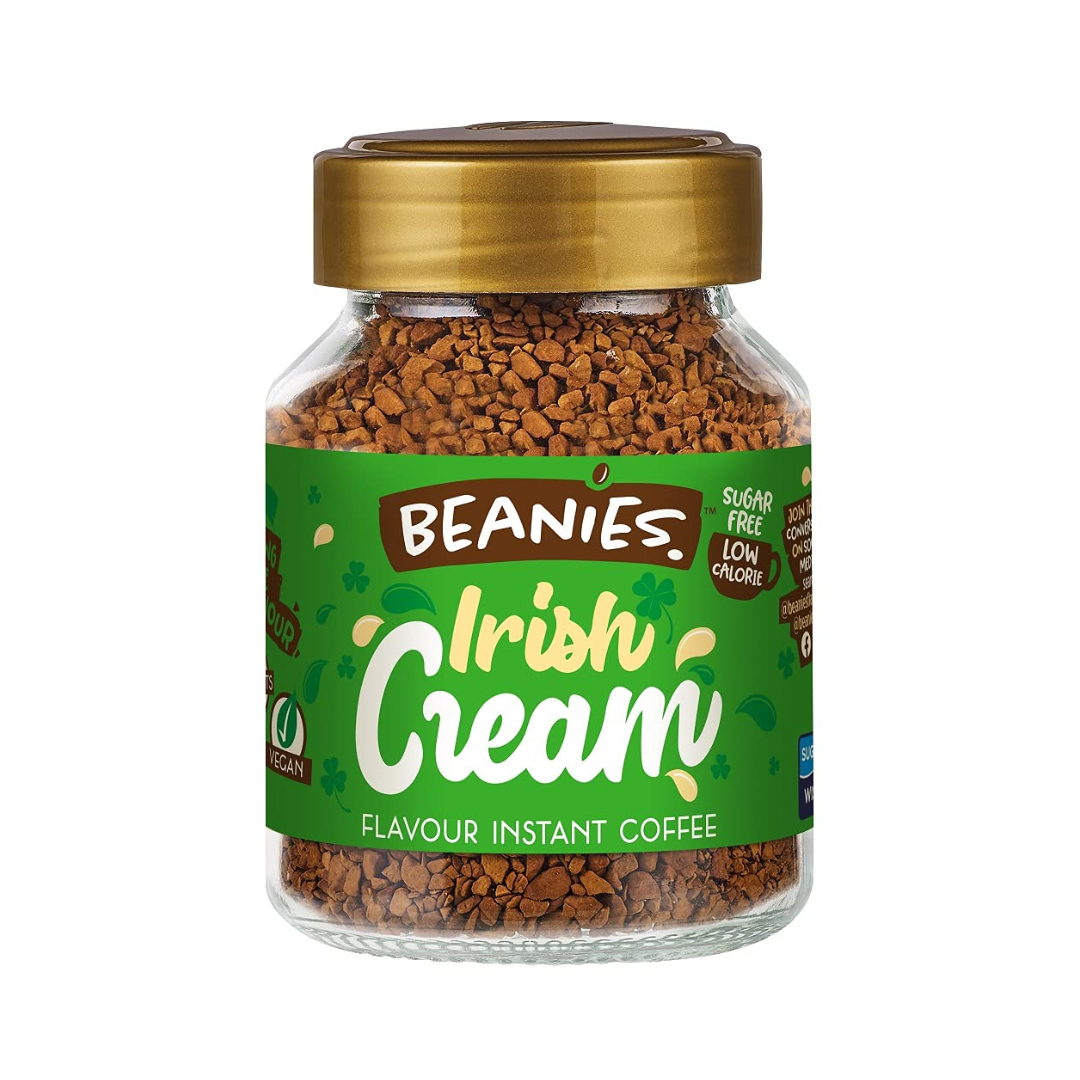 Buy Beanies Irish Cream Flavour Instant Coffee Powder Jar