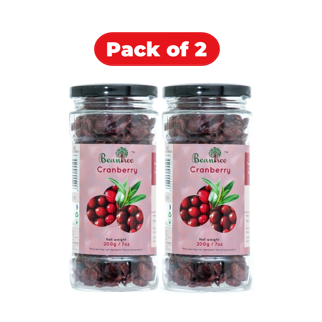 Buy Beantree Dried Cranberries Jar