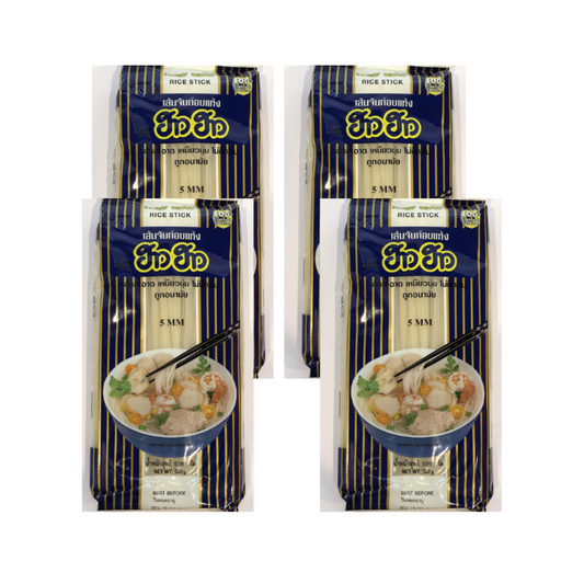 luckystore imported noodles How How Rice Stick Noodles 500gm (Pack of 4)