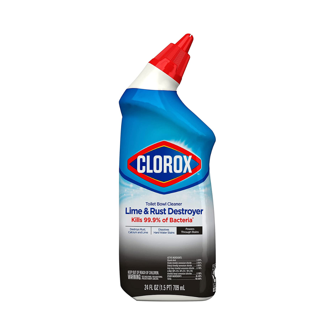  luckystore.in  tessa toilet roll  Clorox Toilet Bowl Cleaner Lime & Rust Destroyer, 709ml (Imported)