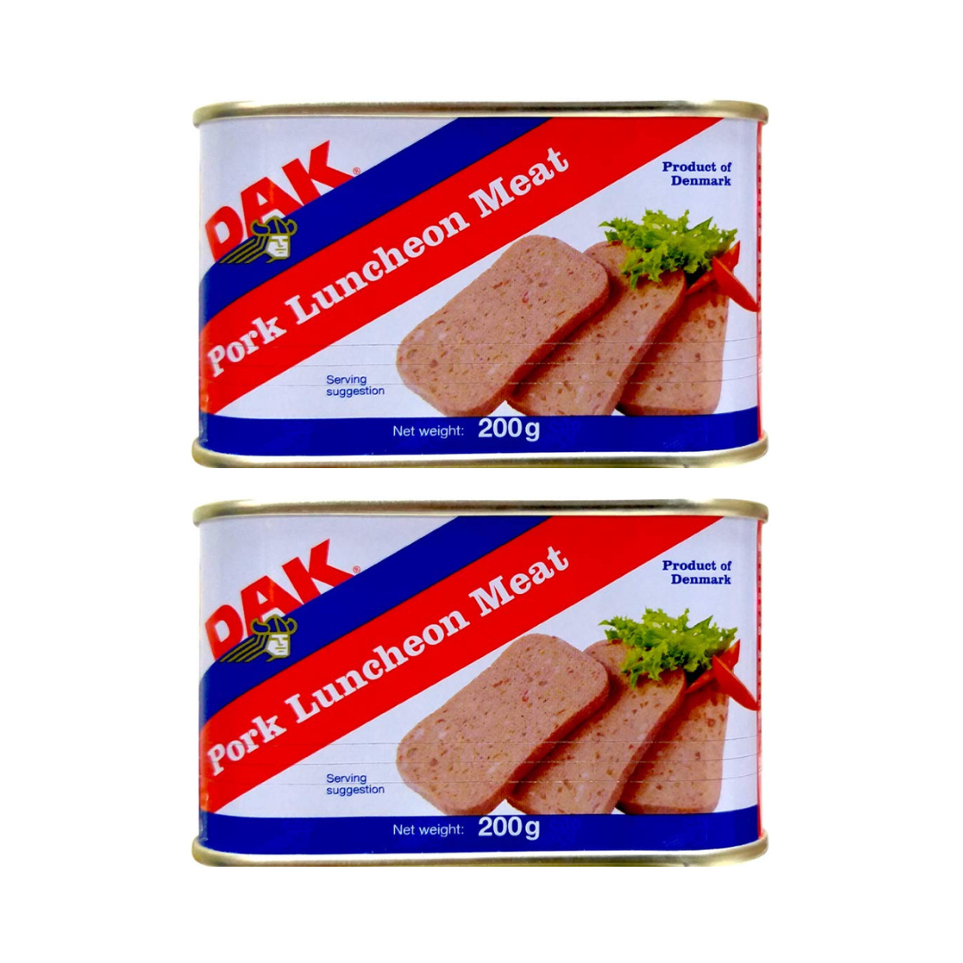 imported Dak pork luncheon meat 200g (Pack of 2)