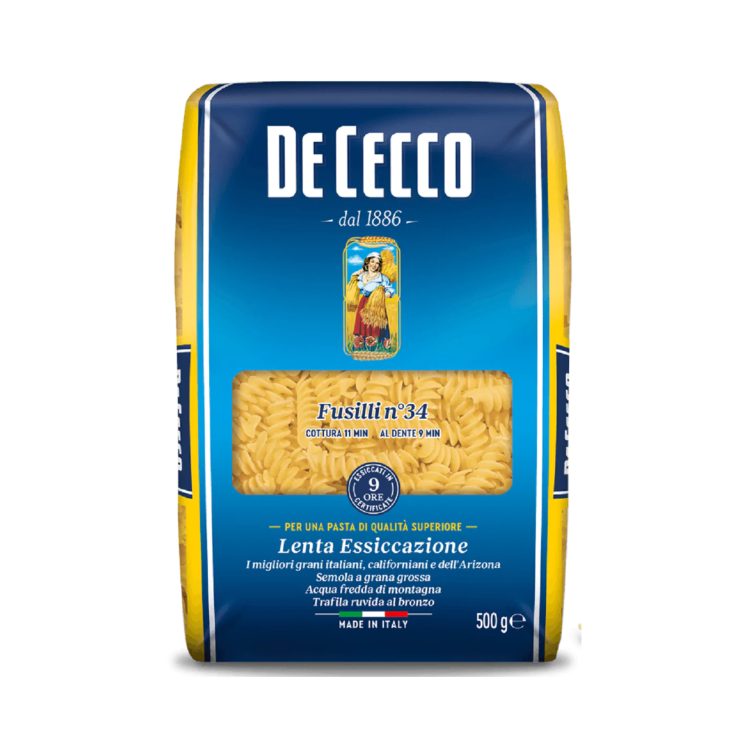 Buy De Cecco Fusilli no 34 Pasta