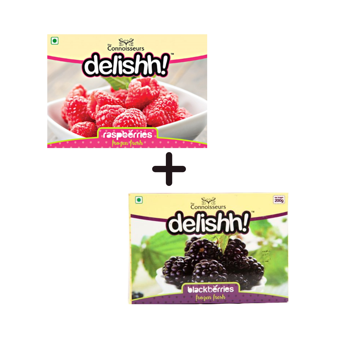Buy Delishh frozen Raspberries and Blackberries