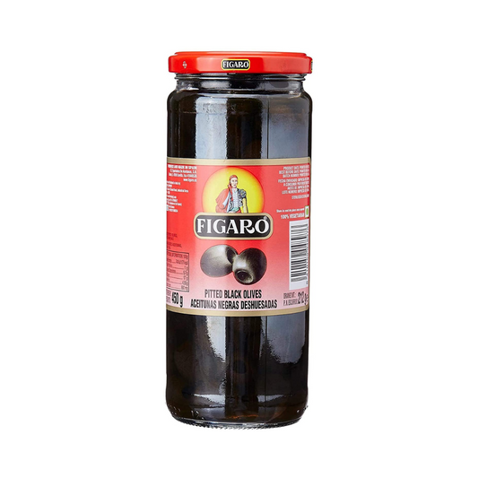 Buy Figaro Pitted Black Olives Jar