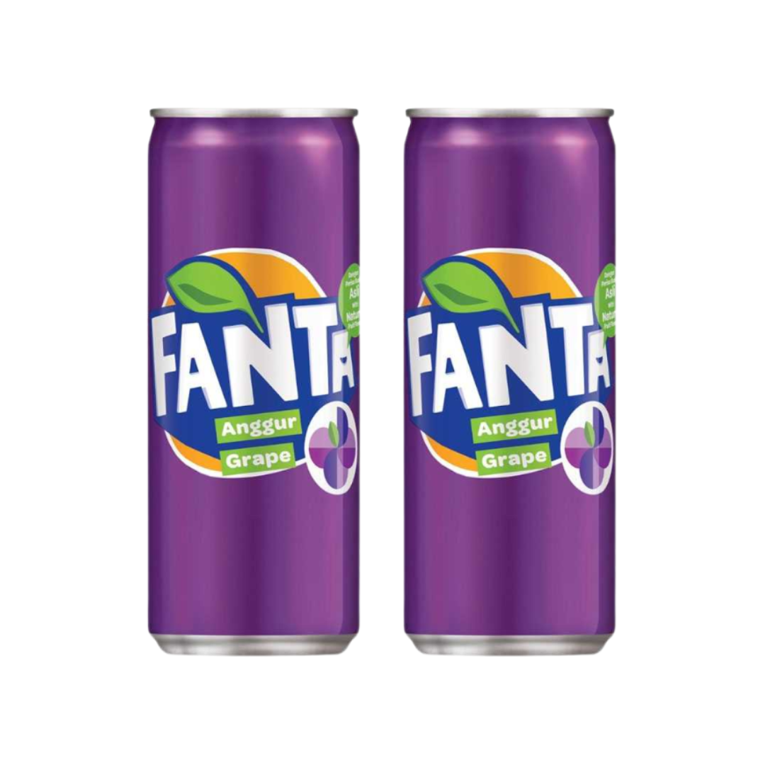 Fanta Grape Flavoured Drink, 320ml (Pack of 2)