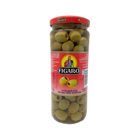 Buy Figaro Greek Pitted Green Olives Jar