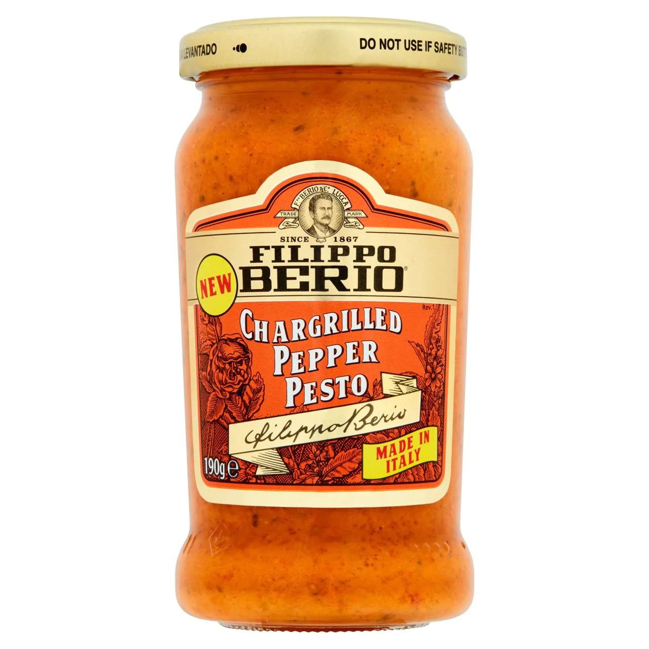 Buy Filippo Berio Chargrilled Pepper Pesto Sauce