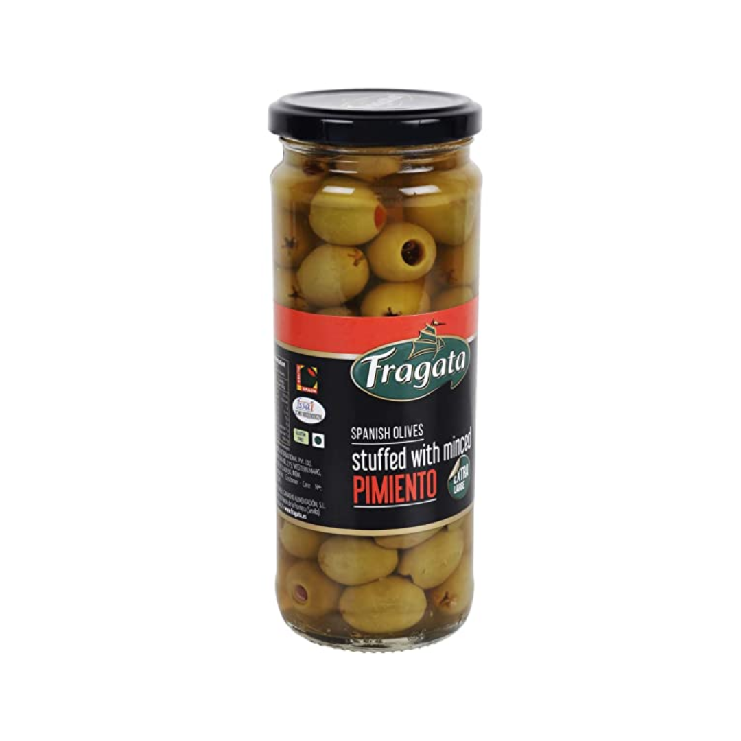 Fragata Green Olives Stuffed with Minced Pimiento 450g