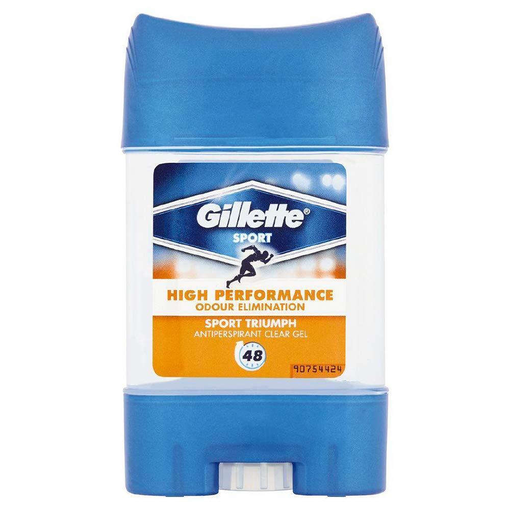 Buy Gillette High Performance Sport Triumph Clear Gel Deodorant Stick
