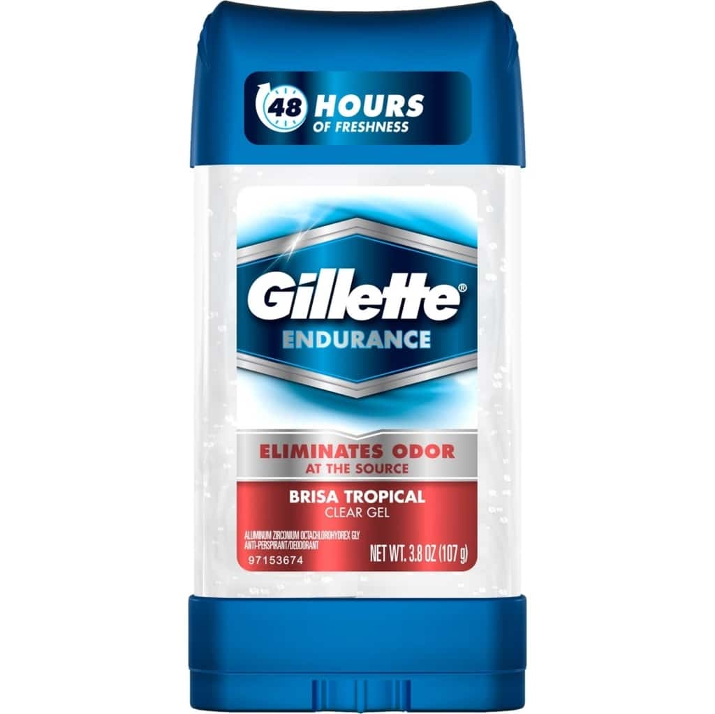 luckystore Gillette Endurance Brisa Tropical Clear Gel  High ,Performance, Deodorant and ,Antiperspirants-170g