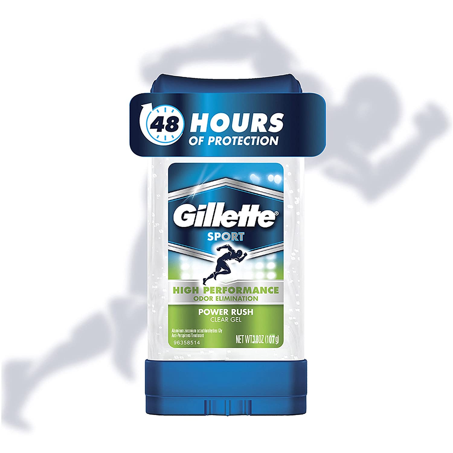 Buy Gillette Sport High Performance Odor Elimination Power Rush Clear Gel Antiperspirant