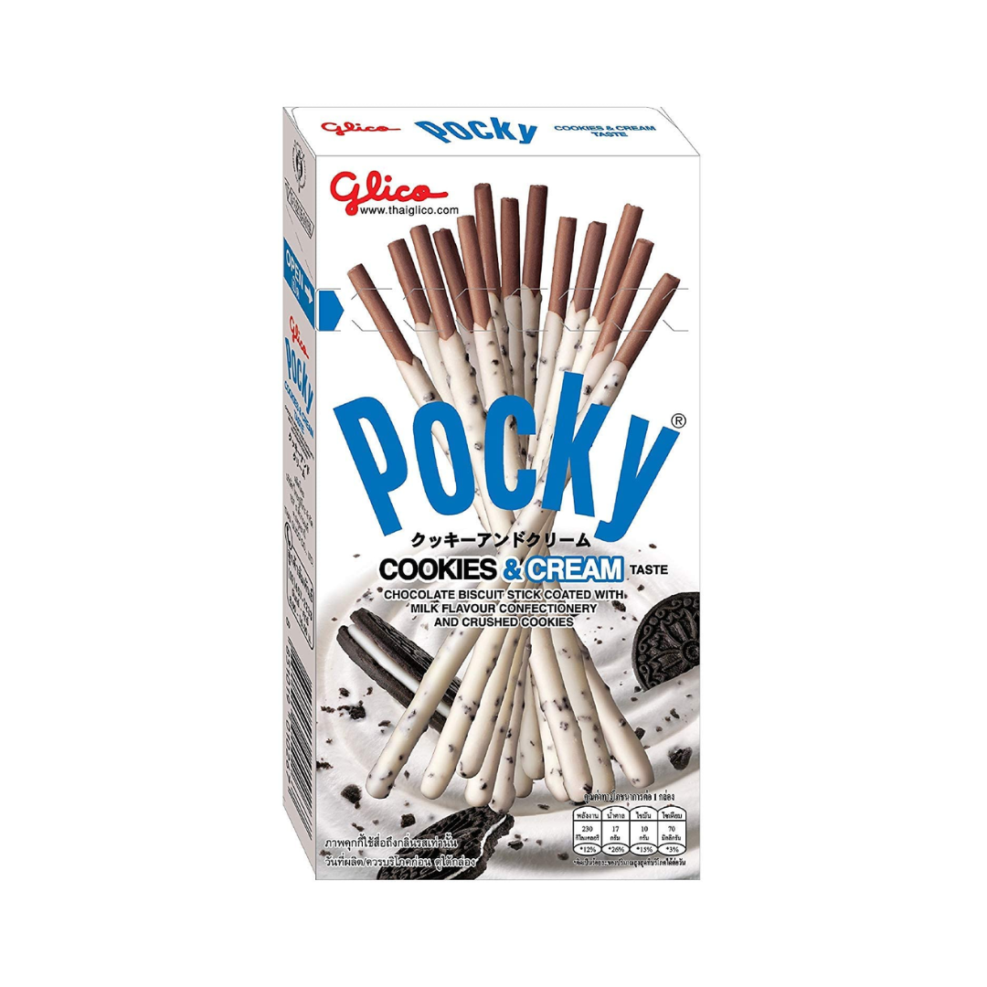Buy Glico Pocky Cookies & Cream Biscuit Sticks