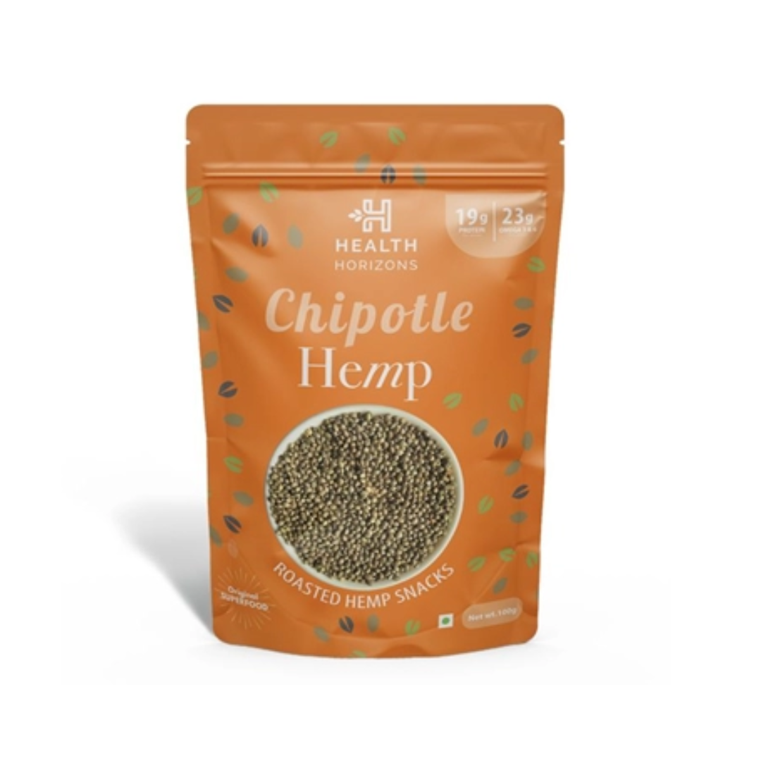 Health Horizons Roasted Hemp seeds Chipotle Flavor, 24g