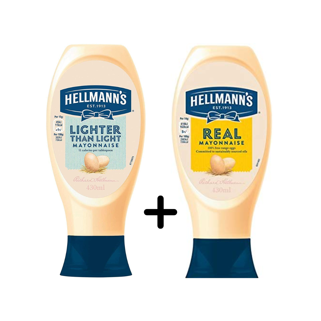 Buy Hellmann's Lighter Than Light and Real Mayonnaise Combo Pack