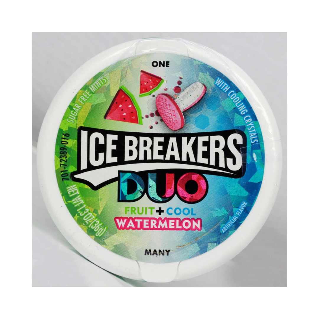 Ice Breakers Duo Watermelon Sugar Free Mint Candies - 37g